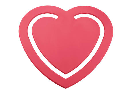 Product image Zettelklammer Recycling "Herz" Werbeartikel