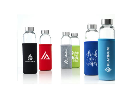 Senga Glass 500 ml Trinkflasche bedrucken