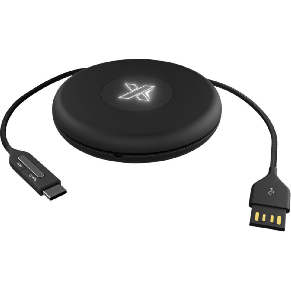 Product image SCX.design C18 3-in-1 Travel Ladekabel mit Leuchtlogo Werbeartikel
