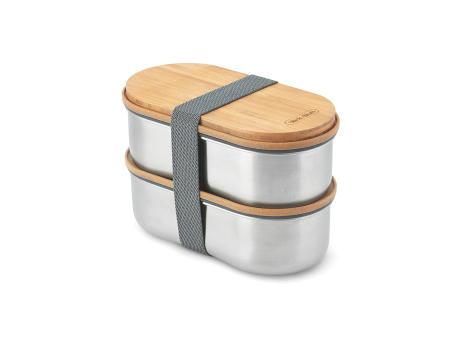 Black+Blum Stainless Steel Double Bento Box Werbeartikel