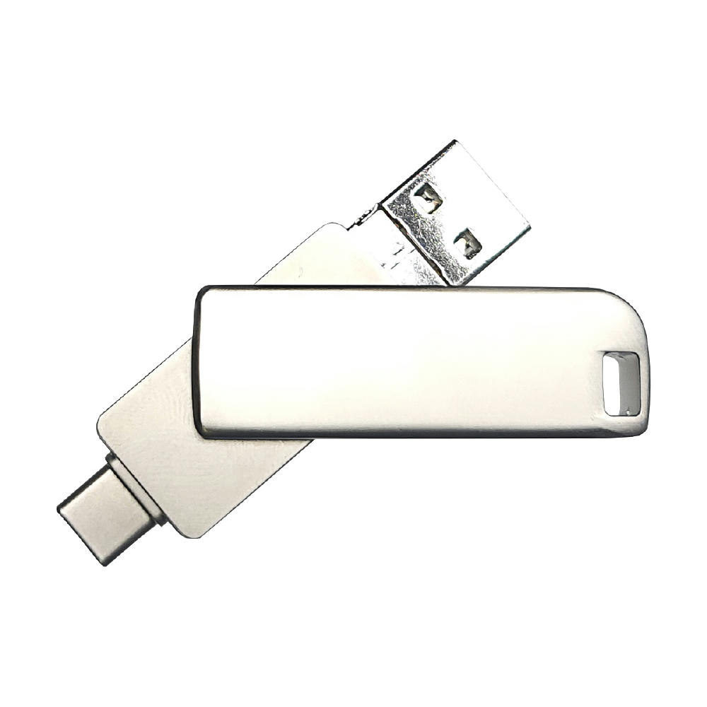 Product image USB-Stick 4in1 OTG 08 USB 3.0 Flash Disk 8 GB Silber Werbeartikel