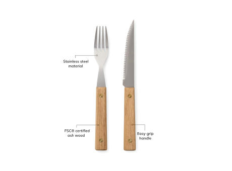 VINGA Paso 8-teiliges Grill-Besteck-Set Werbeartikel