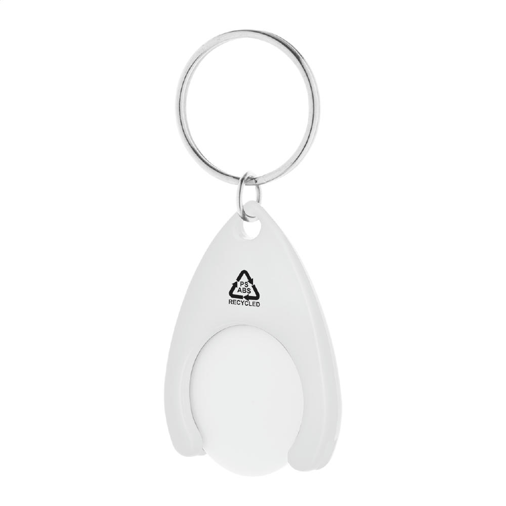 Product image RABS-Schlüsselanhänger mit Einkaufswagenchip Neppy Werbeartikel
