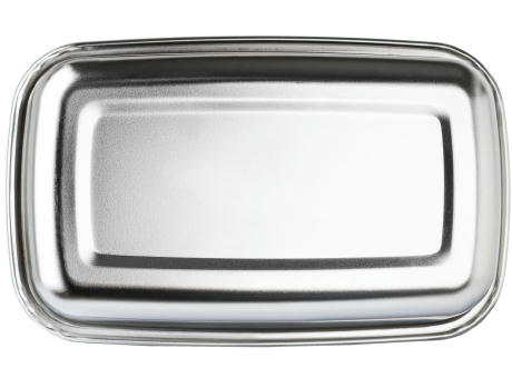 VAC Lunchbox 1000 ml aus Edelstahl mit dicht schließendem Deckel Werbeartikel