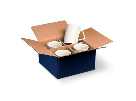 Verpackung für 4 Tassen  bedrucken