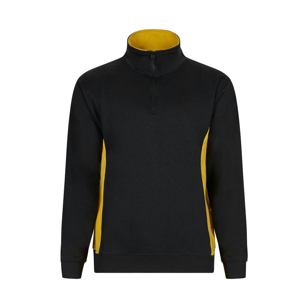 VL SVAROG. Zweifarbiges Frottee-Sweatshirt (260 g/m²), aus Polyester (65 %) und Baumwolle (35 %) Werbeartikel