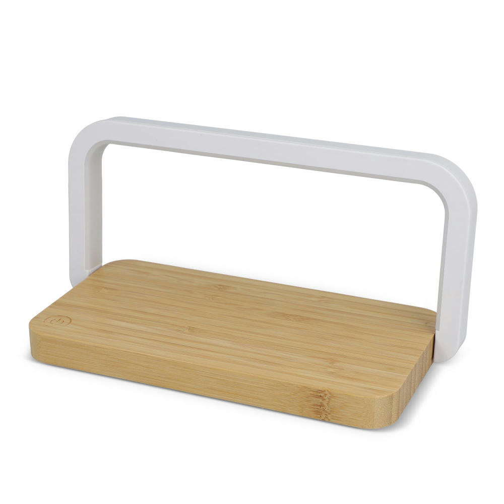 Product image 15-W-Wireless-Ladegerät mit dimmbarer LED-Lampe Werbeartikel