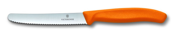 Werbeartikel Victorinox Tomatenmesser mit Gravur | Farbe: Orange 