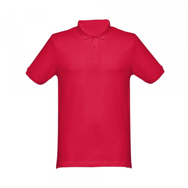  Poloshirts mit Logo | THC MONACO Herren Poloshirt, 240 g/m² | Farbe: Rot 