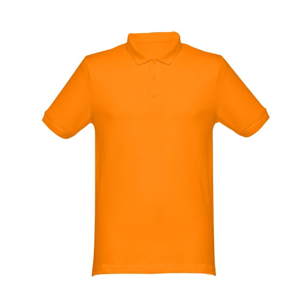  Poloshirts mit Logo | THC MONACO Herren Poloshirt, 240 g/m² | Farbe: Orange 