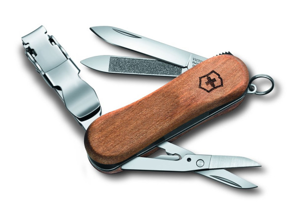 Werbeartikel Victorinox NailClip Wood 580, 65 mm 