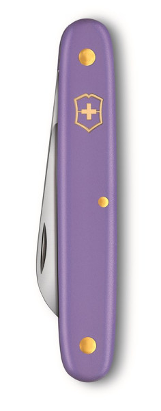 Werbeartikel Victorinox Blumenmesser für Linkshänder, Farbe: Violett 