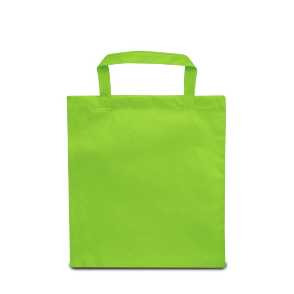 Werbeartikel Apothekertasche: PRAG reißfesten Premium-PP Non-woven, 22 x 26 cm, Farbe: Hellgrün  