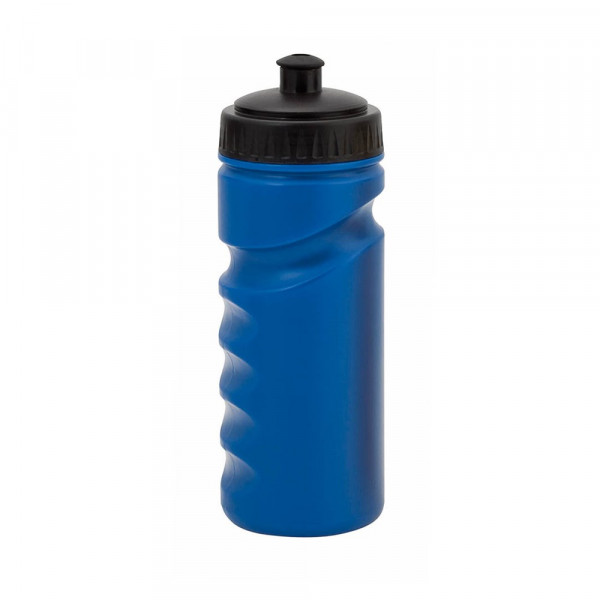 Sportflasche bedrucken | Trinkflasche Iskan | 500 ml | Farbe: blau-schwarz 
