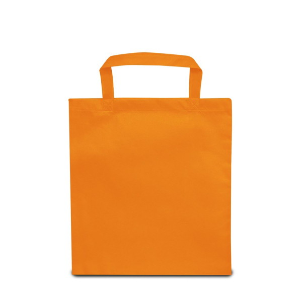 Apothekertasche bedrucken: PRAG reißfesten Premium-PP Non-woven, 22 x 26 cm, Farbe: Orange  