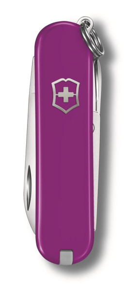 Werbeartikel Victorinox Classic SD | kleines Schweizer Taschenmesser, 58 mm | Tasty Grape