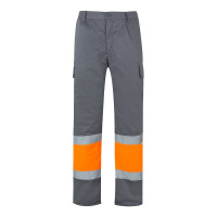 grau, orange