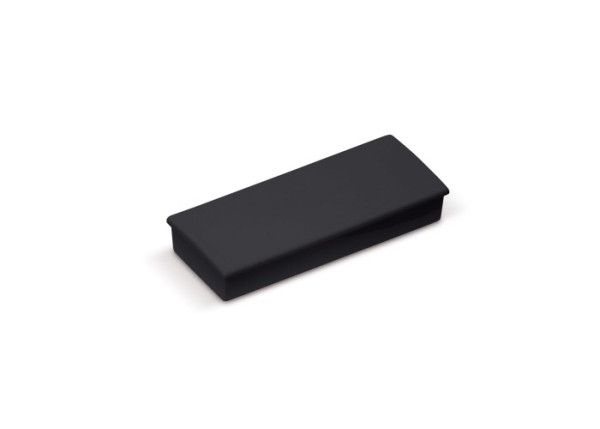 Magnete bedrucken lassen: Magnet rechteckig 55 x 22 mm, Farbe: schwarz 