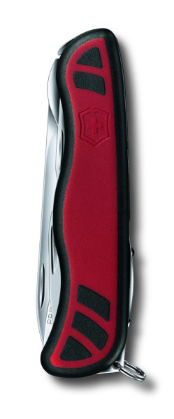 Werbeartikel Victorinox HUNTER XT, 111 mm mit roten Griffschalen
