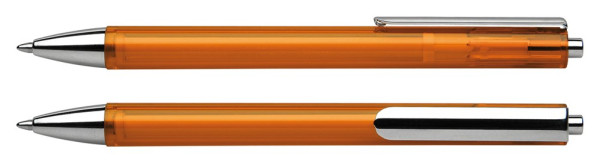 Schneider Kugelschreiber mit Logo | Schneider Evo Pro | Farbe: Orange-transparent