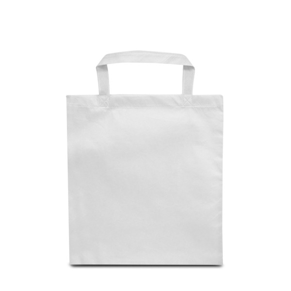 Apothekertasche bedrucken: PRAG reißfesten Premium-PP Non-woven, 22 x 26 cm, Farbe: Weiß