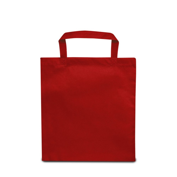 Apothekertasche bedrucken: PRAG reißfesten Premium-PP Non-woven, 22 x 26 cm, Farbe: Rot 