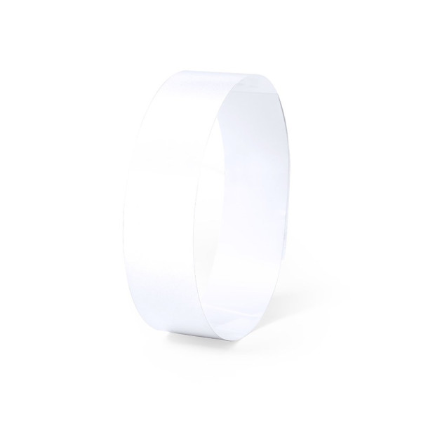 Einlassband bedrucken: Armband Fonten in weiß