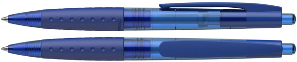  Schneider Kugelschreiber mit Logo | Schneider Loox Promo | Farbe: Blau transparent 
