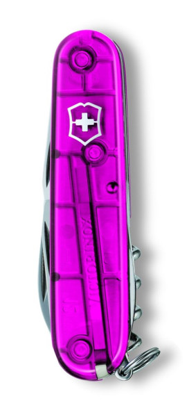Werbeartikel Victorinox Bantam | Schweizer Taschenmesser, 84 mm | Farbe: Pink-Transparent 