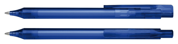    Schneider Kugelschreiber mit Logo | Schneider Essential | Farbe: Blau-transparent