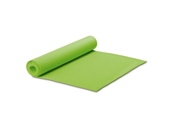 Yogamatte bedrucken: Yogamatte bedrucken: Fitness-Yogamatte mit Trageriemen in der Farbe Hellgrün