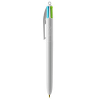 4 Colours Fashion ballpen LP white_UP white_RI white