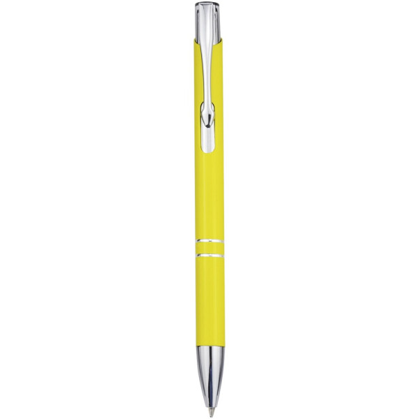   Metallkugelschreiber mit Gravur | Moneta Kugelschreiber mit Klickmechanismus in gelb
