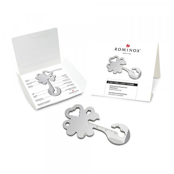  Rominox Key Tool Lucky Charm mit Ihrer Logo Gravur als Werbeartikel