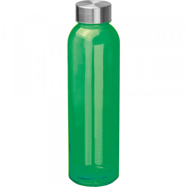 Glasflasche bedrucken |  Trinkflasche aus Glas, 500ml, in Grün 