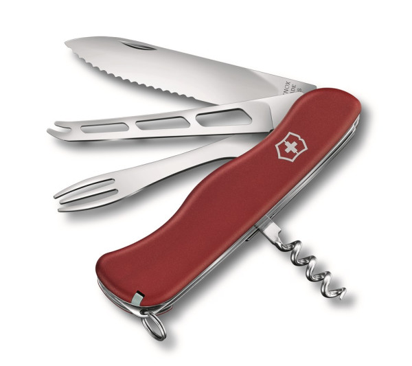 Werbeartikel Victorinox Cheese Master W | Schweizer Taschenmesser, 111 mm | Farbe: Rot 
