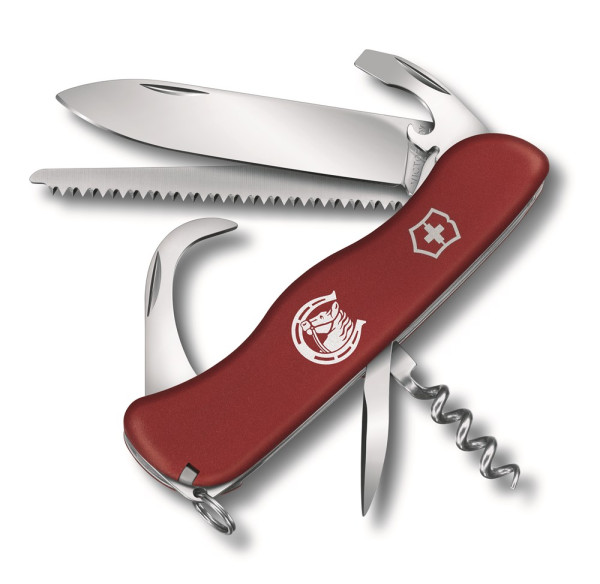 Werbeartikel Victorinox Equestrian | Schweizer Taschenmesser, 111 mm | Farbe: Rot