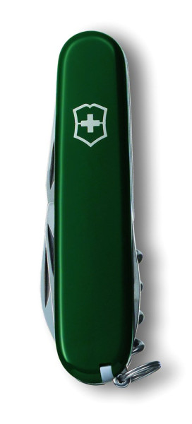 Webeartikel Victorinox Sportsman, 84 mm, geöffnet, Farbe: Grün 