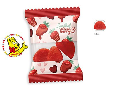 Werbeartikel Haribo Primavera Erdbeeren im Werbetütchen