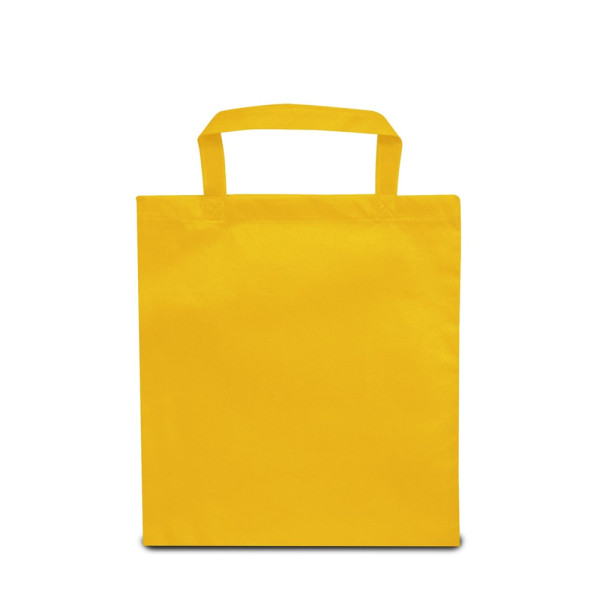 Apothekertasche bedrucken: PRAG reißfesten Premium-PP Non-woven, 22 x 26 cm, Farbe: Gelb