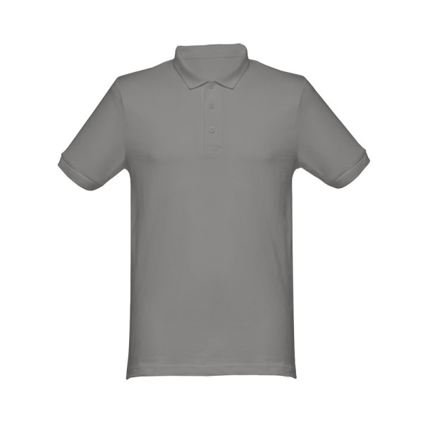  Poloshirts mit Logo | THC MONACO Herren Poloshirt, 240 g/m² | Farbe: Grau 