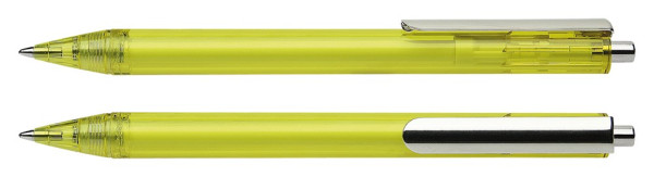     Schneider Kugelschreiber mit Logo | Schneider Evo | Farbe: Gelb-transparent