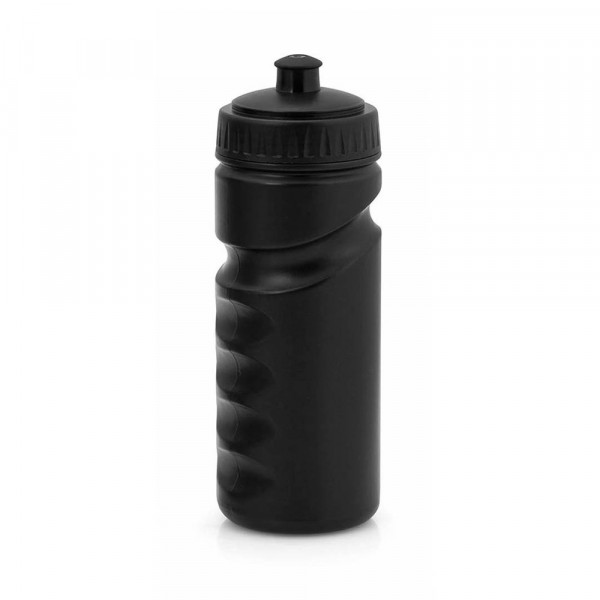  Sportflasche bedrucken | Trinkflasche Iskan | 500 ml | Farbe: schwarz-schwarz 