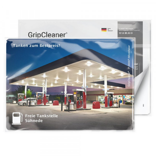   Mousepads bedrucken lassen: GripCleaner® 4in1 Mousepad mit Standard-Einlegekarte