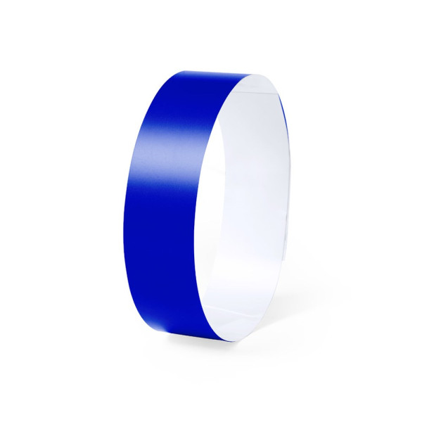 Einlassband bedrucken: Armband Fonten in blau 