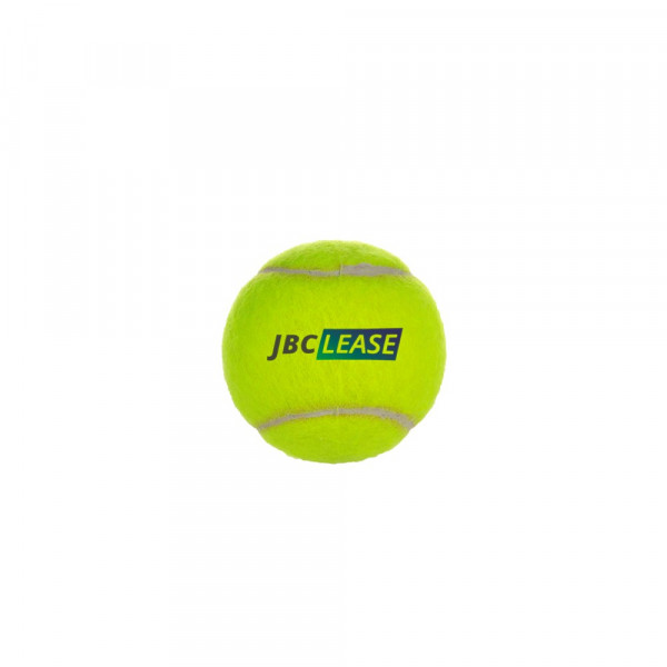 Tennisbälle bedrucken: druckloser gelber Tennisball, hergestellt in Europa als Werbeartikel 