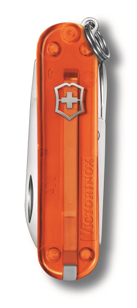 Werbeartikel Victorinox Escort | kleines Schweizer Taschenmesser, 58 mm | Farbe: Fire Opal 