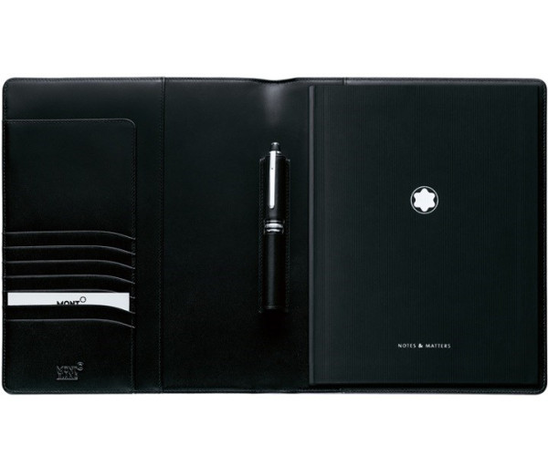  Montblanc MST Notepad Medium Black | Mit Ihrem Logo gravieren