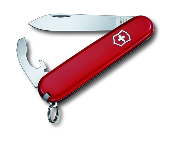 Werbeartikel Victorinox Bantam | Schweizer Taschenmesser, 84 mm | Farbe: Rot | geöffnet