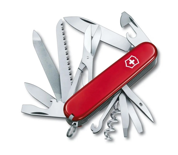 Werbeartikel Victorinox RANGER, 91 mm in Rot, geöffnet 